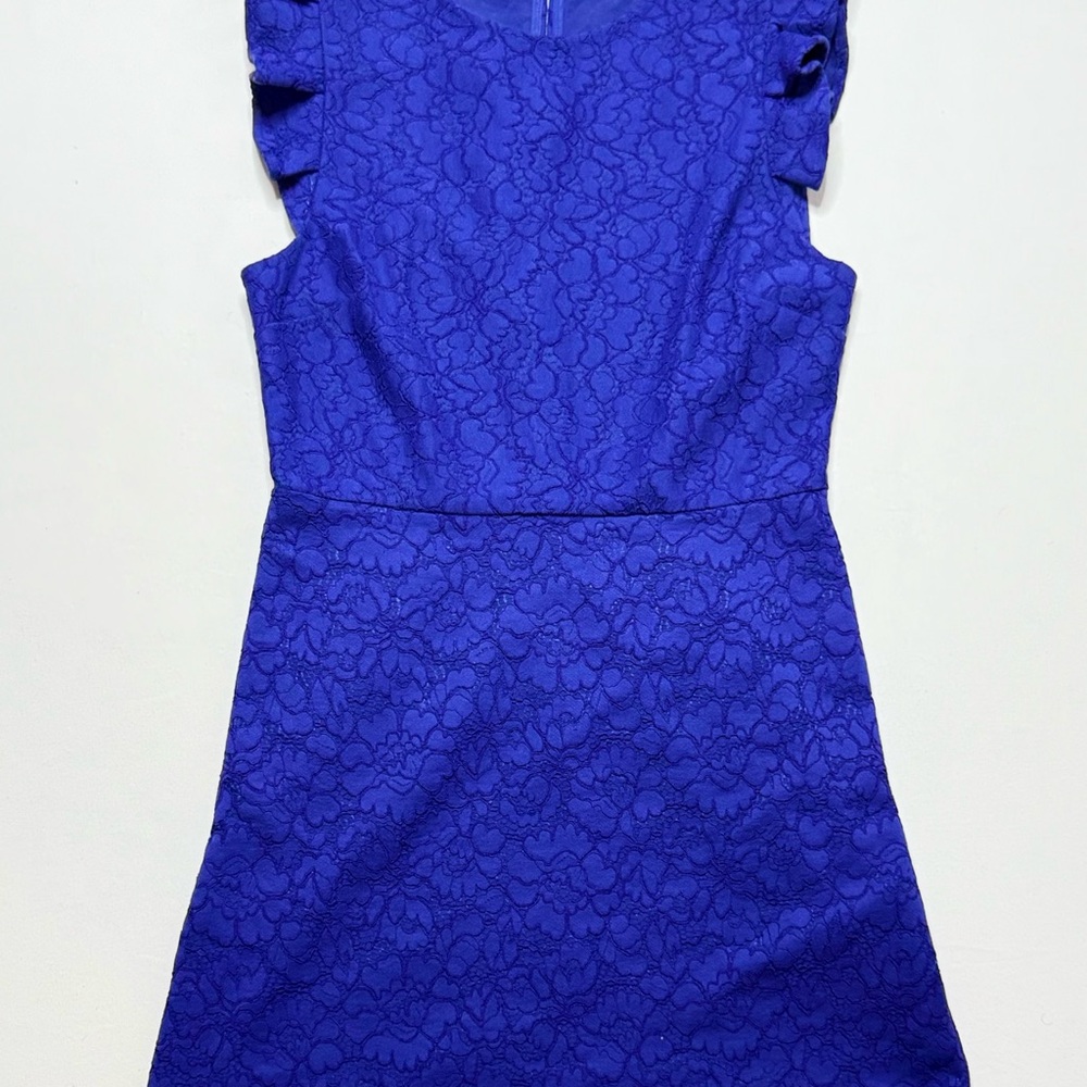 Warehouse Royal Blue Lace Kids Dress